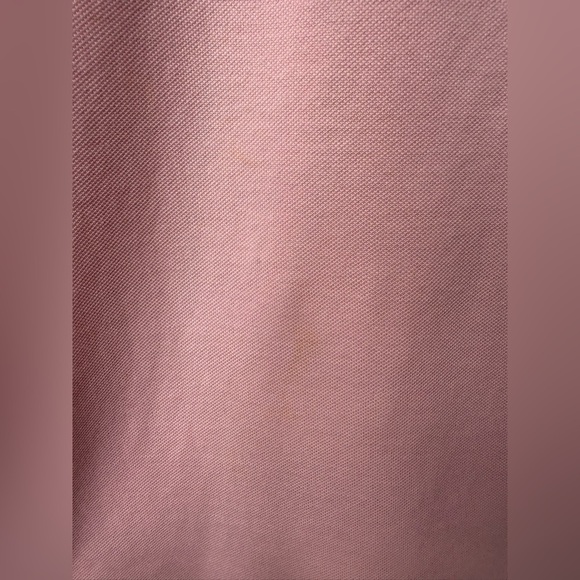 Men’s Burberry Polo Gold Logo Rare 100% Tag Gold M Pink - Picture 2 of 10